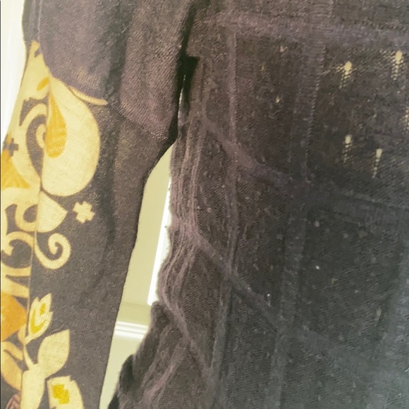 GUC Just Cavalli Purple Turtleneck open weave - Picture 3 of 13